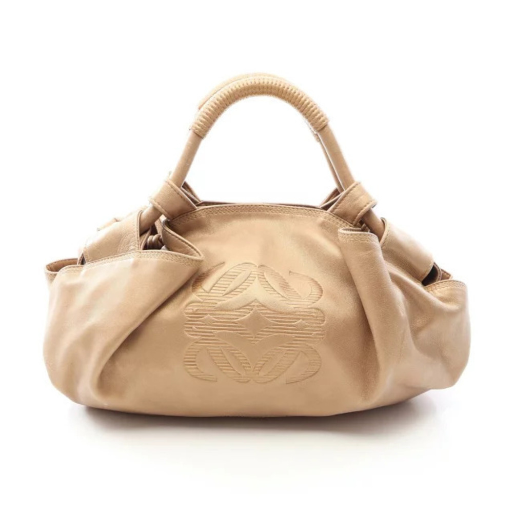 Loewe Nappa Aire Handbag Leather Gold Tone